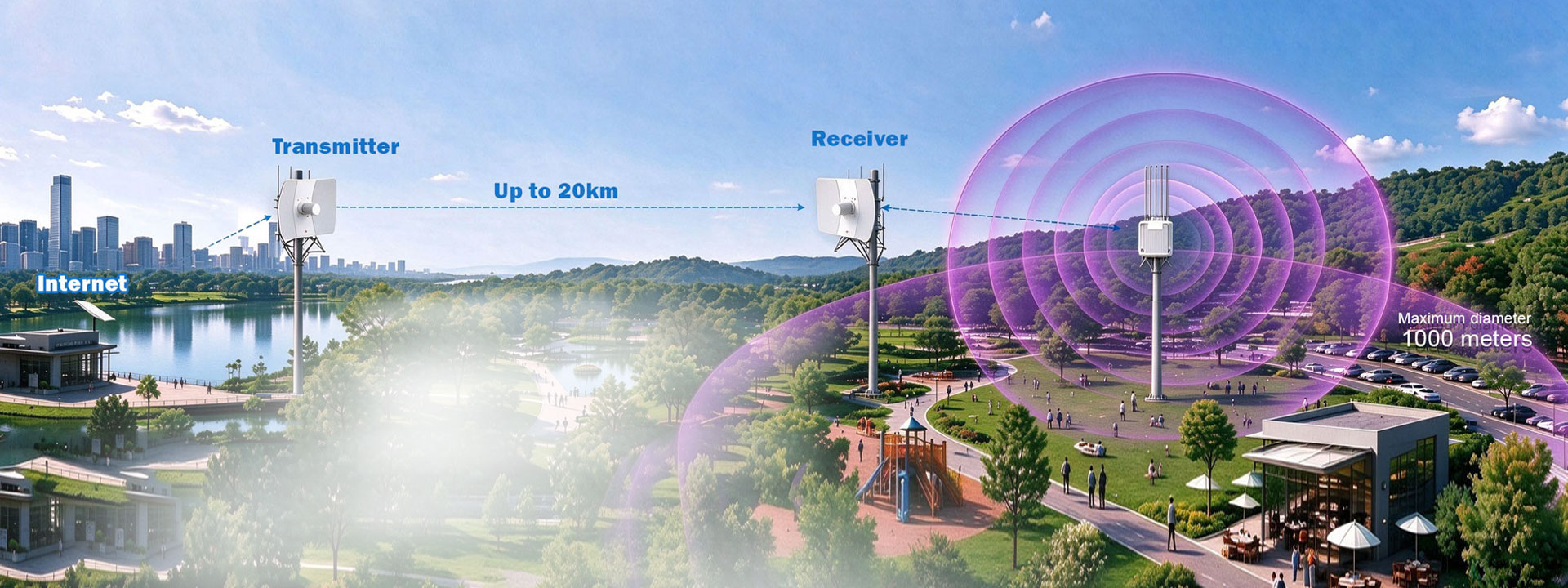 Full Park Wi-Fi Without Digging Up Landscapes