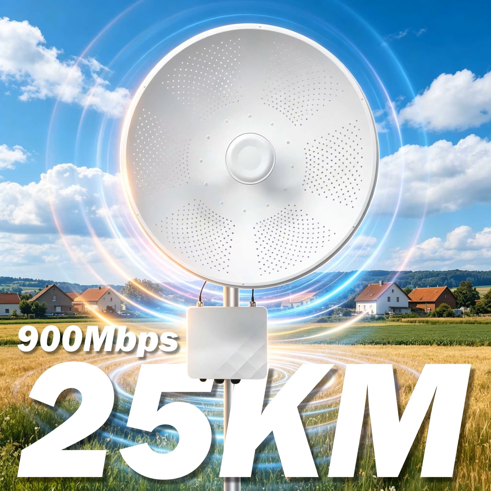 25KM 900M Outdoor 5.8G High Power Ultra-Long Range Wireless Bridge